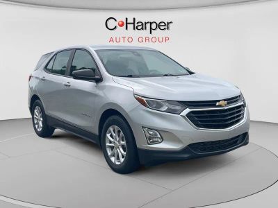 2021 Chevrolet Equinox LS in Silver Ice Metallic — front three-quarter view