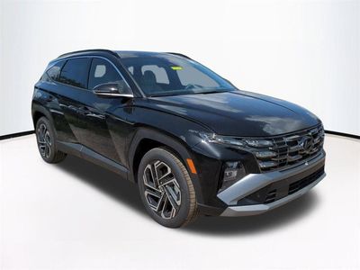 2026 Hyundai TUCSON Limited in Black — front three-quarter view