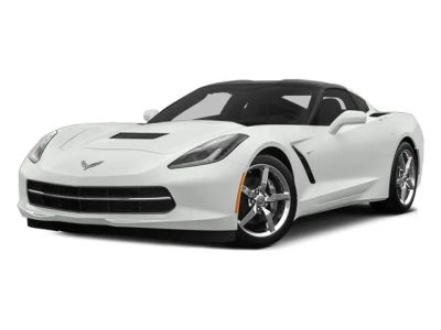 2014 Chevrolet Corvette Stingray Z51 2LT in Arctic White — front three-quarter view