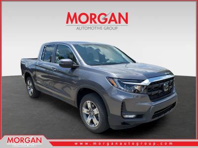 2026 Honda Ridgeline RTL in Modern Steel Metallic — front three-quarter view
