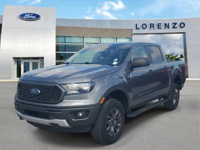 2023 Ford Ranger XLT 4WD in Carbonized Gray Metallic — front three-quarter view