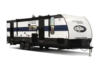 2027 Forest River RV Cherokee Grey Wolf — front three-quarter view