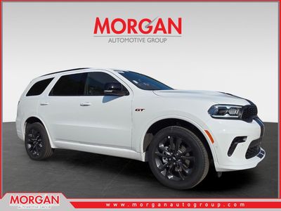 2026 Dodge Durango GT Plus in White — front three-quarter view