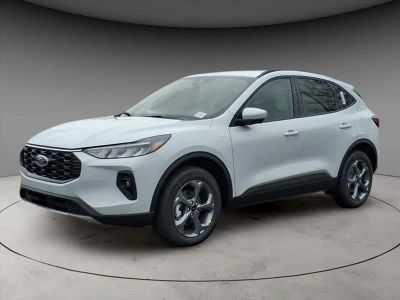 2026 Ford Escape ST-Line Select in Silver Metallic — front three-quarter view