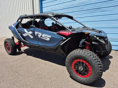 2025 Can-Am Maverick R Max X RS With Smart-Shox Dusty Navy & Legion Red - Photo 4
