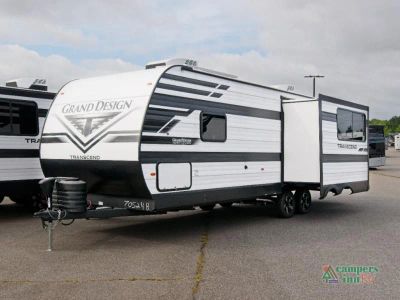2027 Grand Design Transcend Xplor — rear three-quarter view
