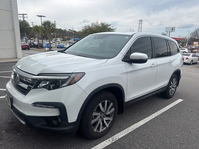 2022 Honda Pilot EX-L — front three-quarter view