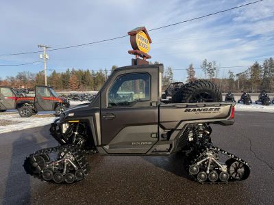 2026 Polaris Ranger XD 1500 Northstar Edition Ultimate R26XAW1RBJ in Super Graphite Smoke — front three-quarter view