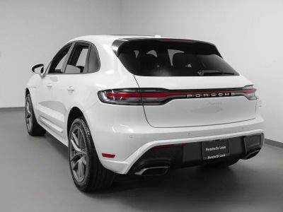 2025 Porsche Macan — rear three-quarter view