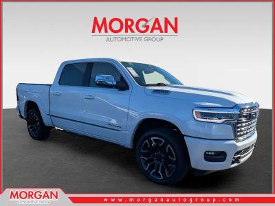 2026 Ram 1500 Limited in White — front three-quarter view