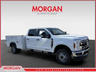 2026 Ford F-350SD XL Monroe Utility Box in White — front three-quarter view