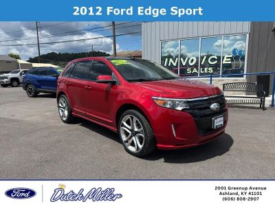 2012 Ford Edge Sport in Red Candy Metallic Tinted Clearcoat — front three-quarter view