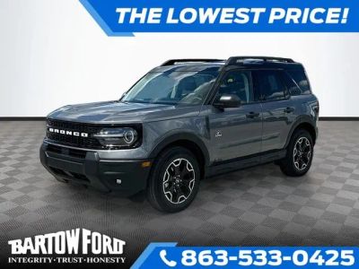 2026 Ford Bronco Sport Outer Banks in Gray Metallic — front three-quarter view