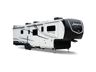 2027 Jayco North Point — front three-quarter view