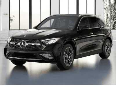 2026 Mercedes-Benz GLC 300 in Black — front three-quarter view