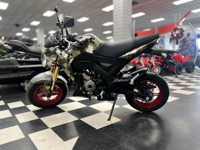 2025 Kawasaki Z125 PRO Cypher Camo Beige - Photo 6