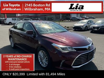 2017 Toyota Avalon Limited — side profile view