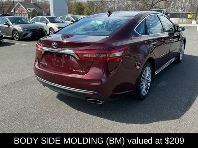 2017 Toyota Avalon Limited — interior view