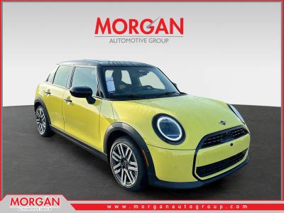 2026 MINI Cooper S Iconic in Yellow — front three-quarter view