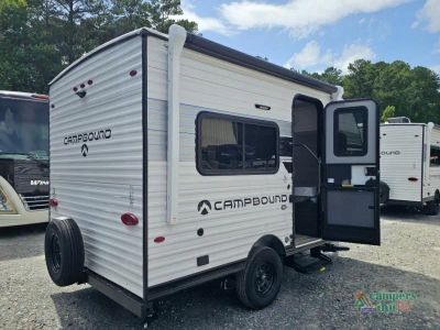 2027 Venture RV Campbound — rear three-quarter view