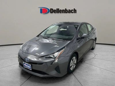 2018 Toyota Prius Two in Magnetic Gray Met — front three-quarter view