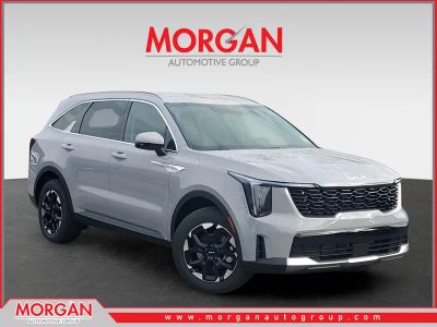 2026 Kia Sorento S in Gray — front three-quarter view