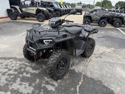 2024 Polaris® Sportsman 570 EPS Trail Onyx Black — front three-quarter view