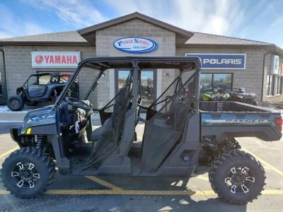2026 Polaris® Ranger Crew XP 1000 Premium Blue Labyrinth — front three-quarter view