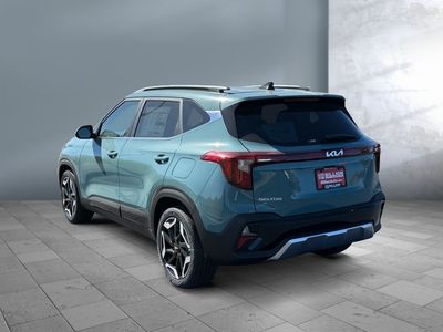 2026 Kia Seltos — rear three-quarter view