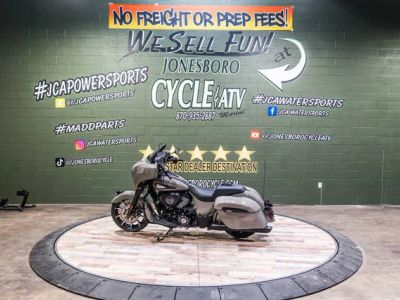 2023 Indian Motorcycle® Chieftain® Dark Horse® Black Smoke — front three-quarter view
