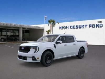 2026 Ford Maverick Lobo High in Space White Metallic — front three-quarter view