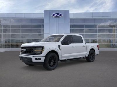 2026 Ford F-150 in Oxford White — front three-quarter view