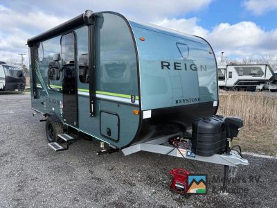 2026 Keystone RV Reign 15RB — front three-quarter view