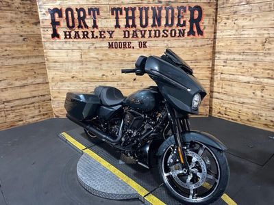 2025 Harley-Davidson FLHX - Street Glide in Iron Horse Metallic - Black Finish — front three-quarter view