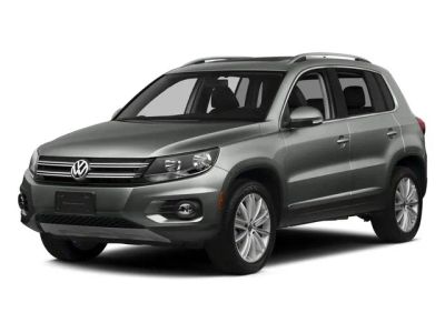 2016 Volkswagen Tiguan S in Silver — front three-quarter view