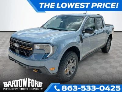 2026 Ford Maverick Tremor in Azure — front three-quarter view