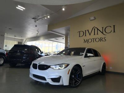 2018 BMW M3 in White — front three-quarter view