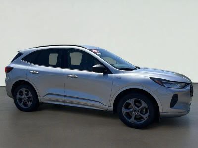 2023 Ford Escape ST-Line in Silver — front three-quarter view