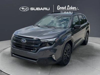 2026 Subaru FORESTER Sport Onyx Edition in Magnetite Gray Metallic — front three-quarter view