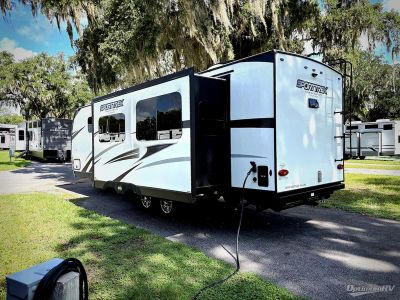 2022 Venture RV SportTrek Touring Edition — rear three-quarter view