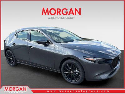 2026 Mazda Mazda3 Hatchback 3 2.5 S Premium in Machine Gray Metallic — front three-quarter view