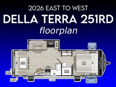 2026 EAST TO WEST DELLA TERRA — rear three-quarter view