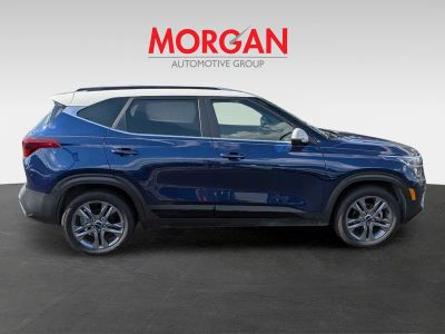 2023 Kia Seltos — rear three-quarter view