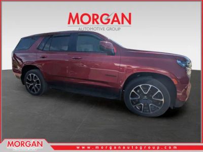 2021 Chevrolet Tahoe RST in Cherry Red Tintcoat — front three-quarter view