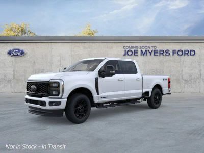 2026 Ford F-250 in AZ White — front three-quarter view