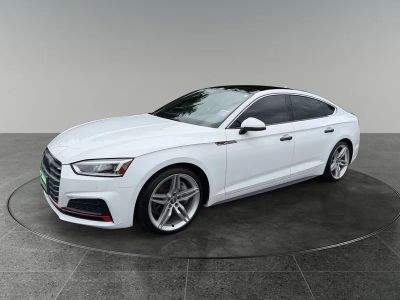 2018 Audi A5 — rear three-quarter view