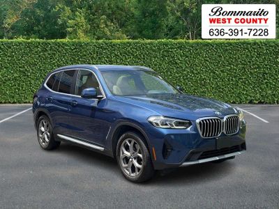 2023 BMW X3 xDrive30i Sports Activity Vehicle in Phytonic Blue Metallic — front three-quarter view