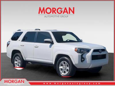 2021 Toyota 4Runner SR5 in White — front three-quarter view