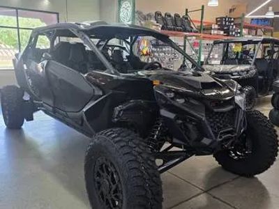 2026 Can-Am® Maverick R Max X RS With Smart-Shox — front three-quarter view