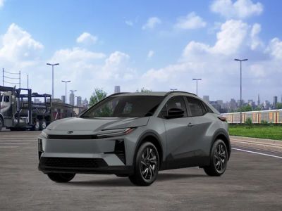 2026 Toyota C-HR SE in Cement — front three-quarter view